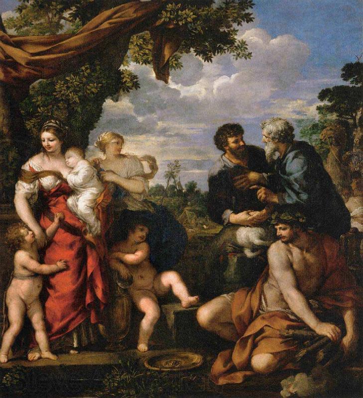 Pietro da Cortona The Alliance of Jacob and Laban Norge oil painting art